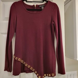 INC Long Sleeve with Gold Accents